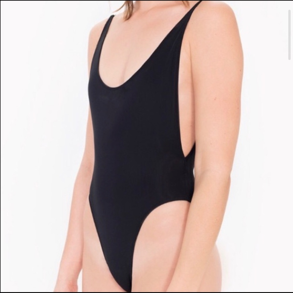 American Apparel Nylon High-cut One Piece Swimsuit
